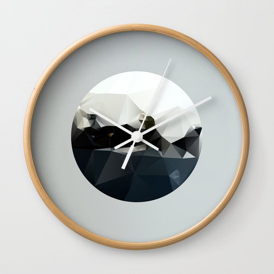 Island at Sea Wall Clock