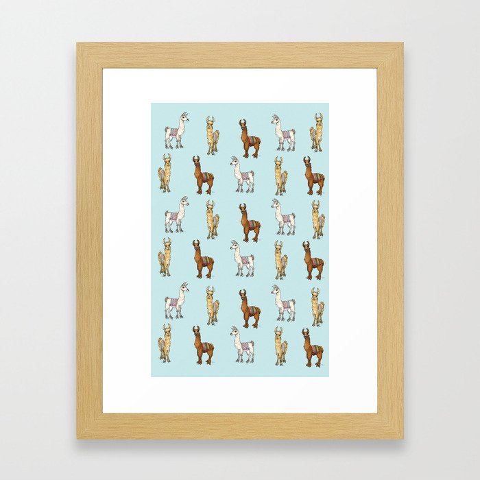 Llama-Rama! Framed Art Print