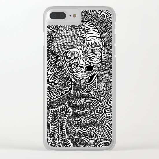 Heath Ledger-esque Clear iPhone Case