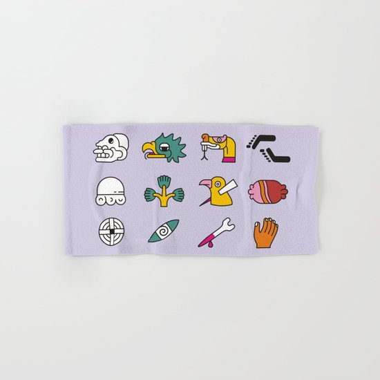 Aztec Writing Hand & Bath Towel