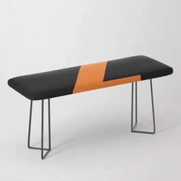 letter Z (Orange & Black) Bench