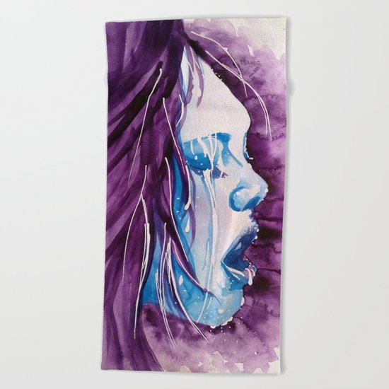 wet Beach Towel
