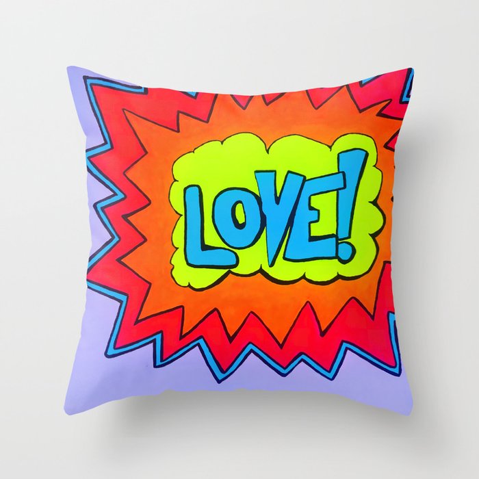 The Power of Love Throw Pillow
