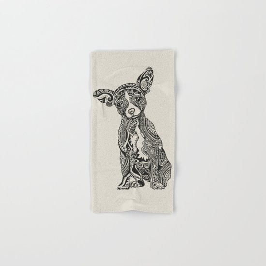 Polynesian Chihuahua Hand & Bath Towel