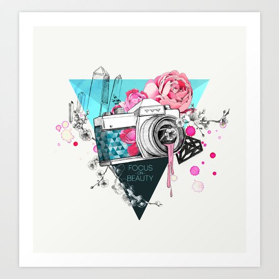 Focus on beauty Art Print