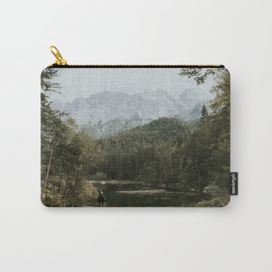 Mountain lake vibes II - Landscape Photography Carry-All Pouch