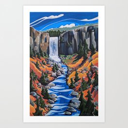 Tumalo Falls Art Print