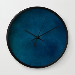 Blue-Gray Velvet Wall Clock