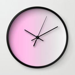 Rose Ombre Wall Clock