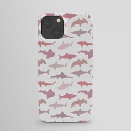 Pink Sharks iPhone Case