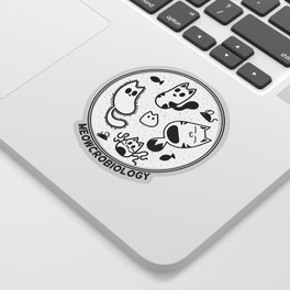 Meowcrobiology Sticker
