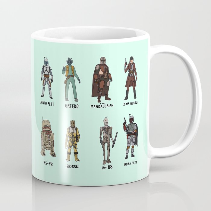 "Bounty Hunters of Star Wars" by Doodle by Meg Coffee Mug