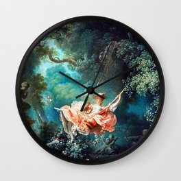 Jean Honore Fragonard The Swing Wall Clock
