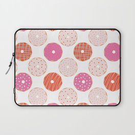 Donuts Pattern - Pink & Orange Laptop Sleeve
