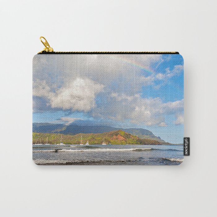 Rainbow Over Hanalei Bay Carry-All Pouch