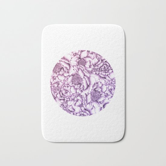 Peony Dot Bath Mat