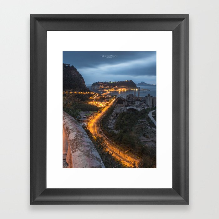 Road of light Framed Art Print