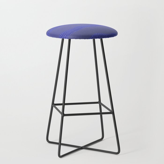 Ribbons with delicate textures - Blues and lilac Bar Stool