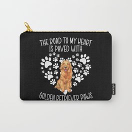 Golden Retriever Paws Dog Lover Puppy Owner Pup Carry-All Pouch | Golden Retriever, Pup, Pet Dog, Dog Outfit, Dog Clothing, Dog Mom, Doodle, Dog Dad, Dog Lover, Graphicdesign 