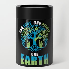 World Peace Symbol Tree Can Cooler