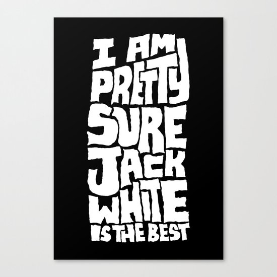 Jack White Canvas Print