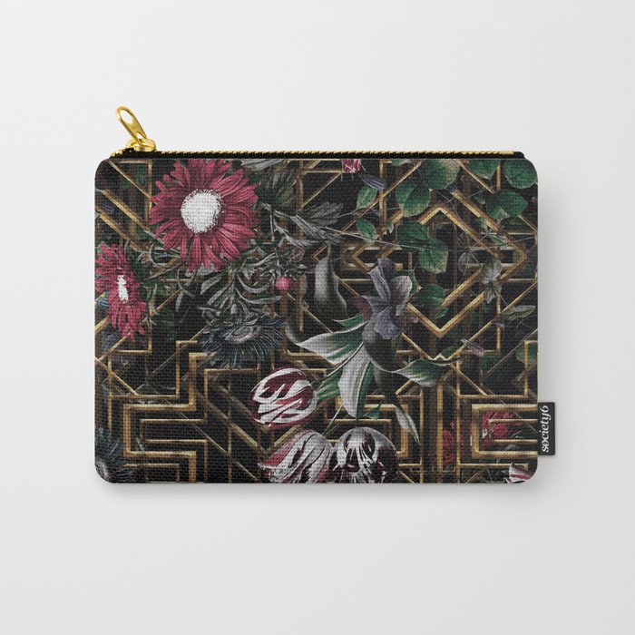 GATSBY and FLORAL pattern Carry-All Pouch