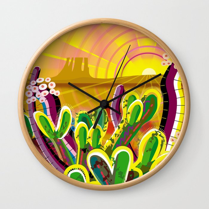 Monument Valley Wall Clock