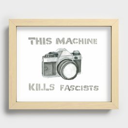 This Machine Kills Fascists Recessed Framed Print