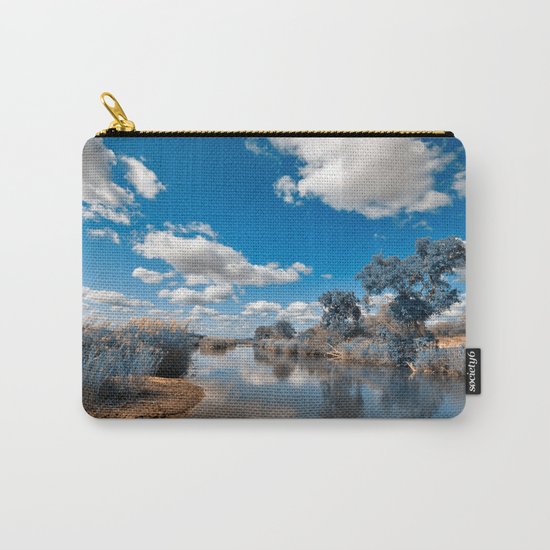 Kruger Park Landscape - Winter Blue Carry-All Pouch