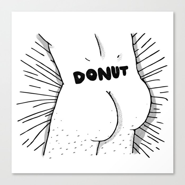 donut hole Canvas Print