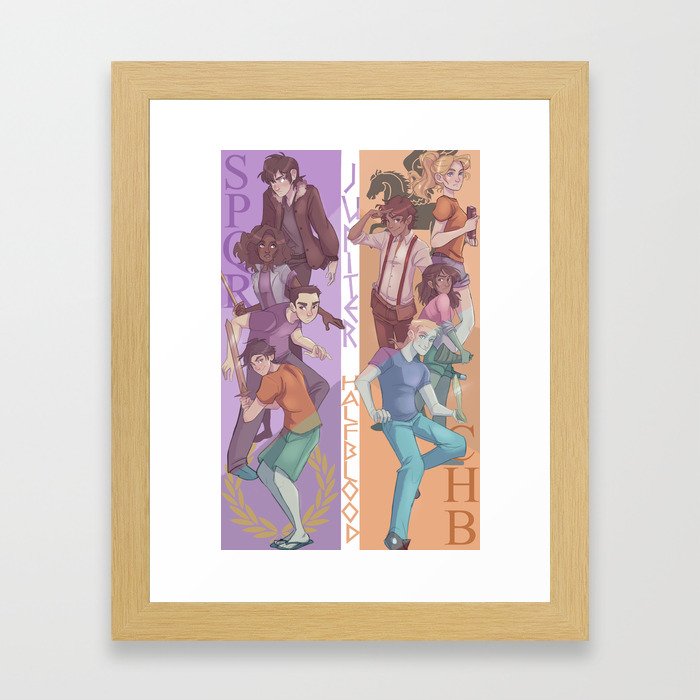 The Seven Framed Art Print