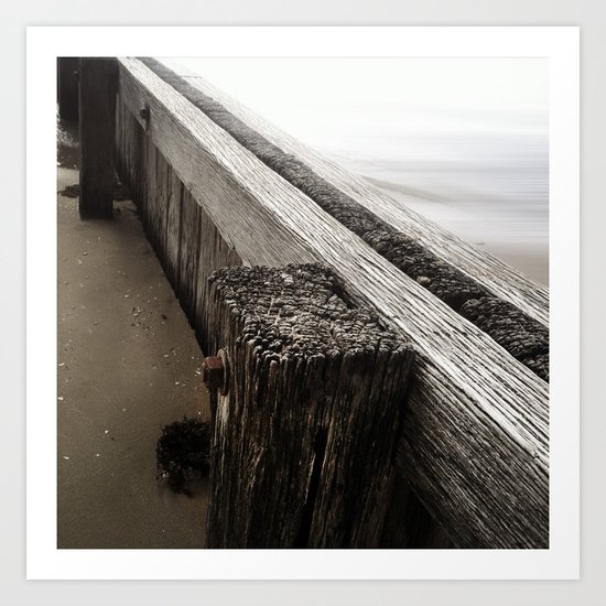the break water 05 Art Print
