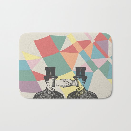 Join Hands Bath Mat