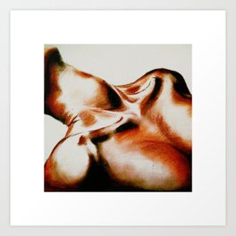Charcoal Nude V Art Print