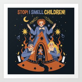 "Come, Little Children - Disney Hocus Pocus" by Jennifer Dahbura Art Print
