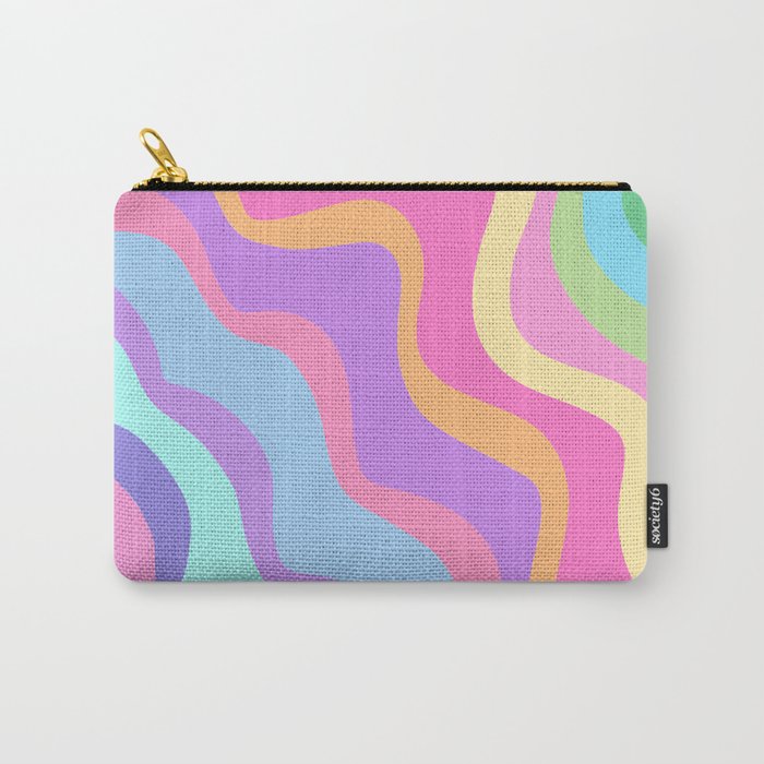 Pastel Swirls Carry-All Pouch