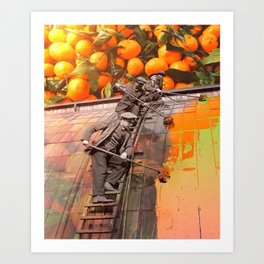 Orange Sky Art Print