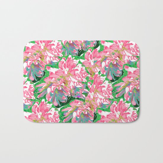 Pink Bloom Bath Mat