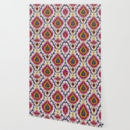 Ikat seamless pattern background Traditional pattern. Wallpaper