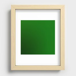 34 Green Gradient Background 220713 Minimalist Art Valourine Digital Design Recessed Framed Print