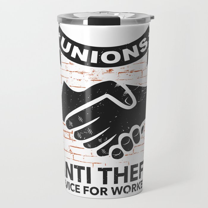 Labor Union of America Pro Union Worker Protest Light Travel Mug