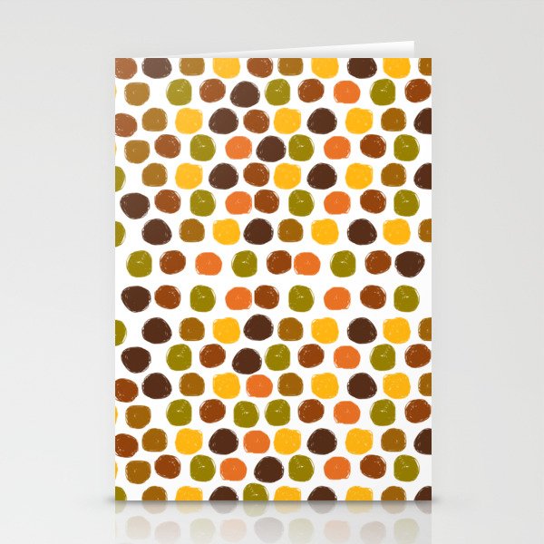 Watercolor Dots Stationery Cards