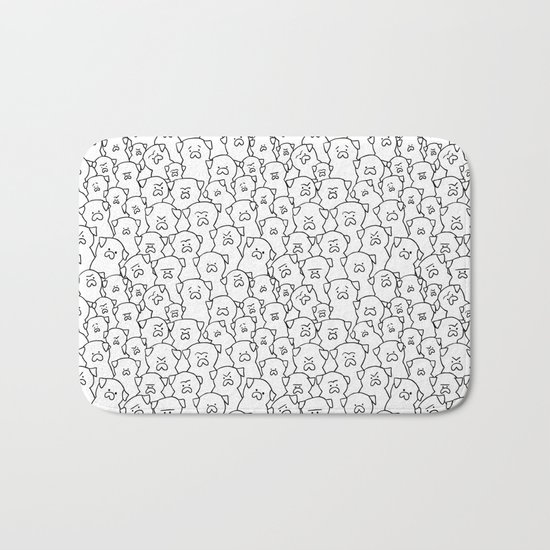 Pugs Grumble Bath Mat