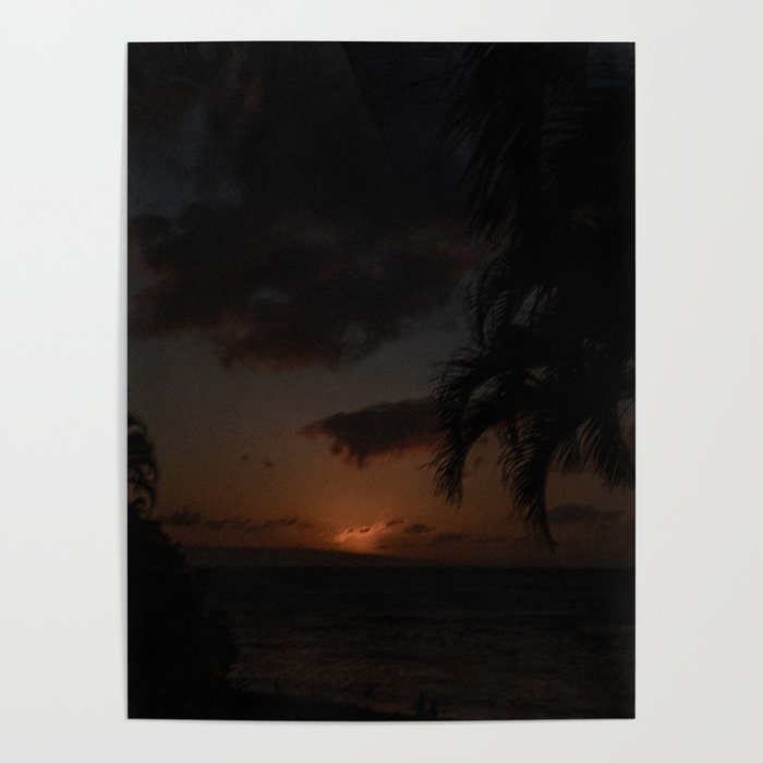 Maui Sunset - Blurry Poster