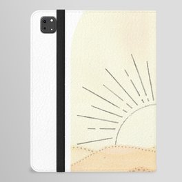 Abstract sunrise #38 iPad Folio Case