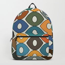 Colorful Fun Pattern Backpack | Duffelbags, Bathmatstowels, Retrocolors, Beddingpillows, Outdoorcushions, Geometricabstract, Facemasks, Walltapestryart, Showercurtains, Clocksblankets 