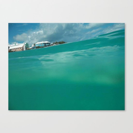 Bermuda Water Canvas Print