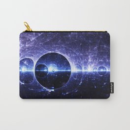 The Double Slit Experiment Carry-All Pouch | Uncertainty, Abstract, Modern, Particle, Fractals, Surreal, Physics, Wave, Experiment, Experimentation 