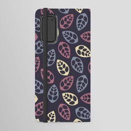 Abstract multicolored pattern of stylized leaves Android Wallet Case