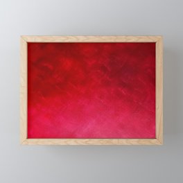 rich red Framed Mini Art Print